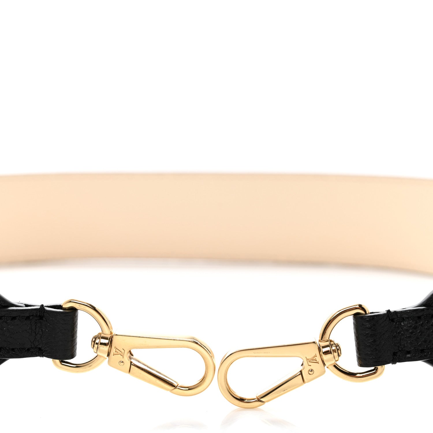 Louis Vuitton Empreinte Monogram Bandouliere Shoulder Strap Black Beige 5 of 6