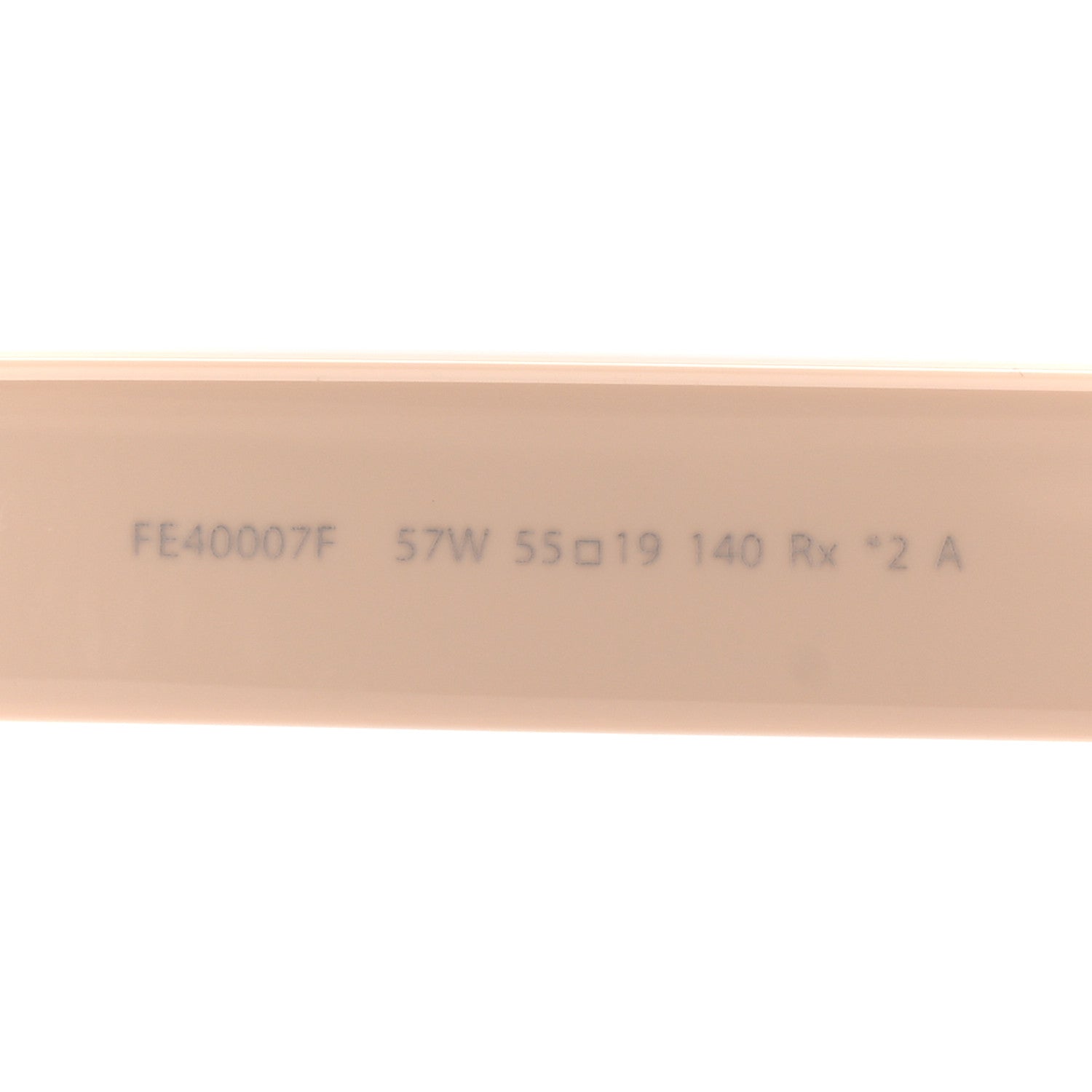 Fendi Acetate Square Sunglasses FE40007F Beige 6 of 6