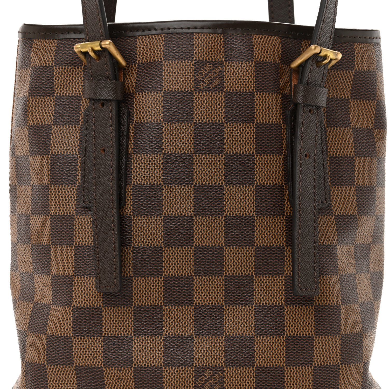 Louis Vuitton Damier Ebene Marais Bucket 23 7 of 9