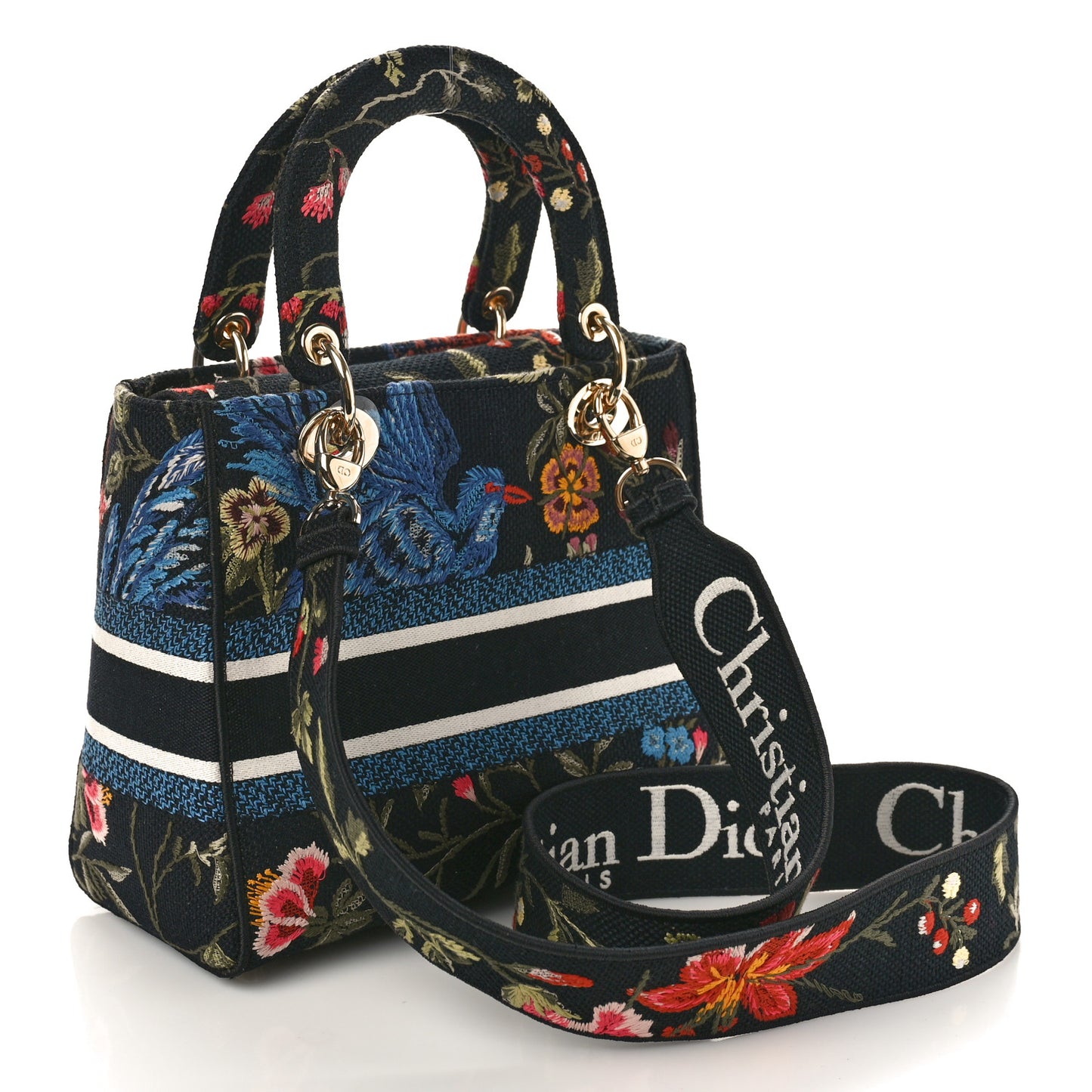 Canvas Embroidered Print Medium Lady D-Lite Multicolor
