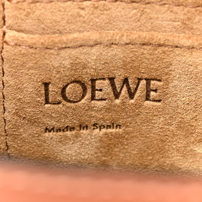Loewe Calfskin Jacquard Mini Gate Dual Bag Tan 6 of 11