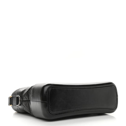 Chanel Aged Calfskin Quilted Medium Gabrielle Hobo Black 4 of 11