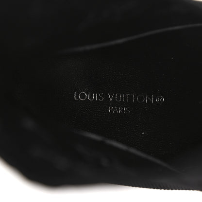 Louis Vuitton Monogram Stretch Fabric Silhouette Ankle Boots 40.5 Black 7 of 11