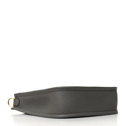 Hermes Taurillon Clemence Evelyne TPM Gris Meyer 4 of 10