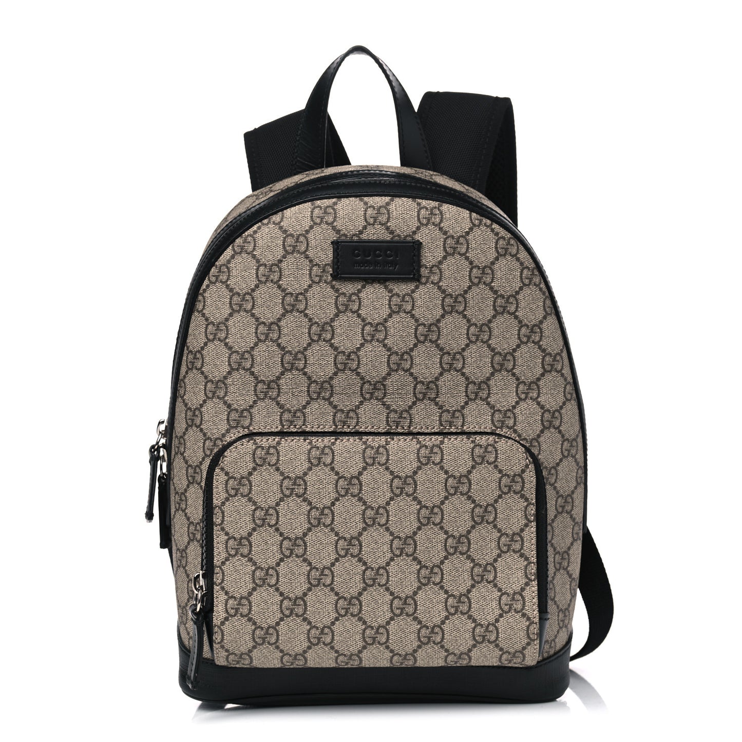 GG Supreme Monogram Small Eden Day Backpack Black