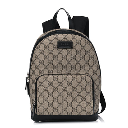 Gucci GG Supreme Monogram Small Eden Day Backpack Black 1 of 7