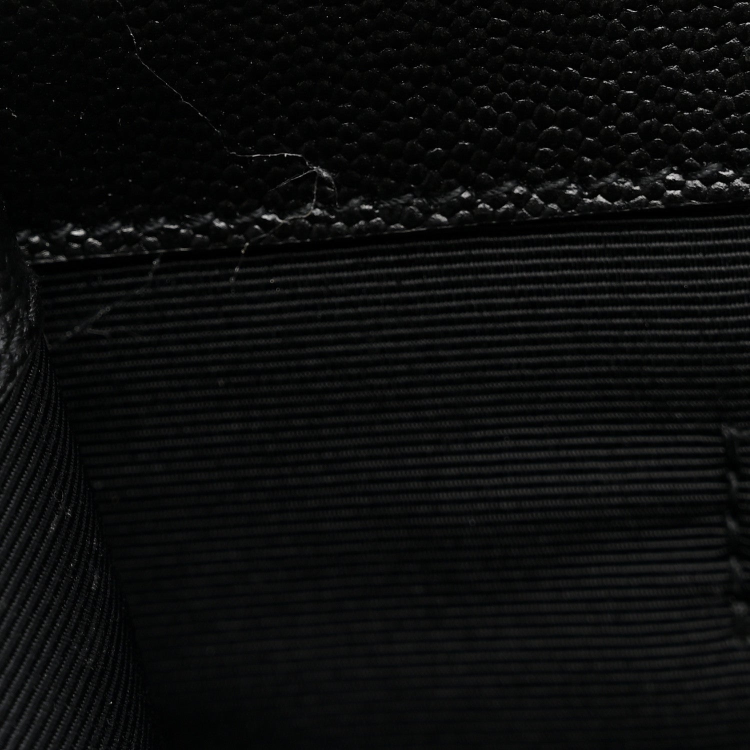 Saint Laurent Grain De Poudre Textured Mixed Matelasse Large Triquilt Monogram Satchel Black 8 of 11