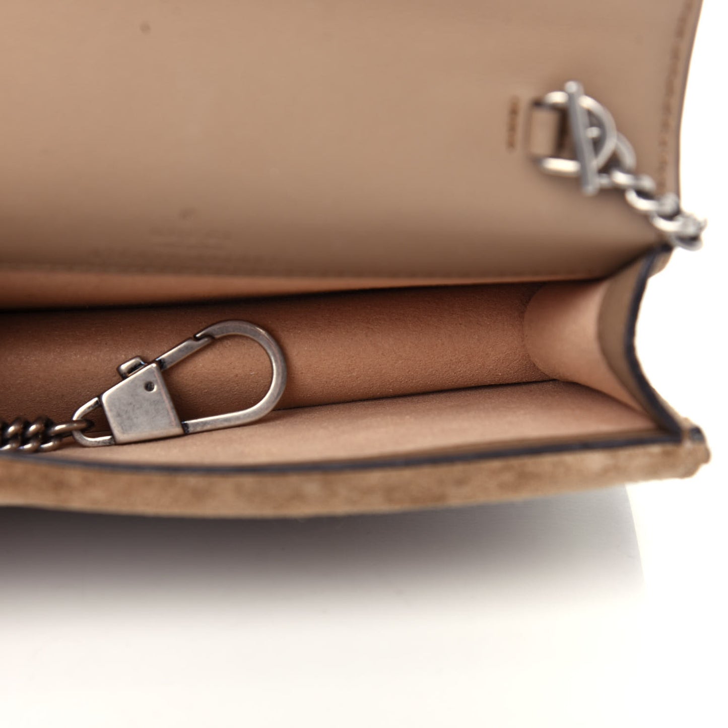 GG Supreme Monogram Super Mini Dionysus Shoulder Bag Taupe