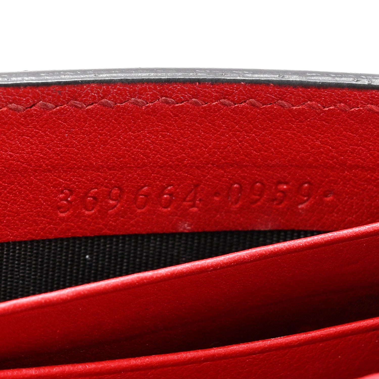 Gucci Shade Lux Calfskin Icon Wallet Hibiscus Red 7 of 17