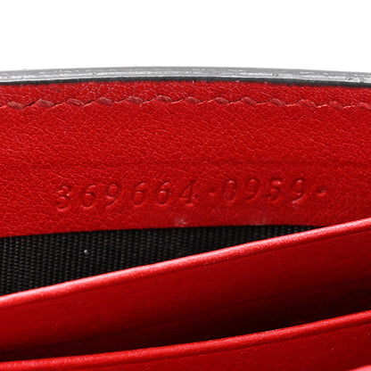Gucci Shade Lux Calfskin Icon Wallet Hibiscus Red 7 of 17