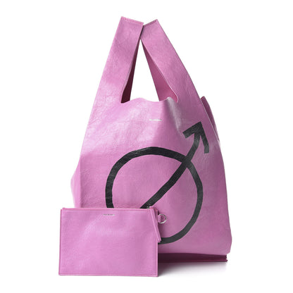 Balenciaga Agneau Arena All Gender M Supermarket Shopper Rose Bonbon 10 of 10
