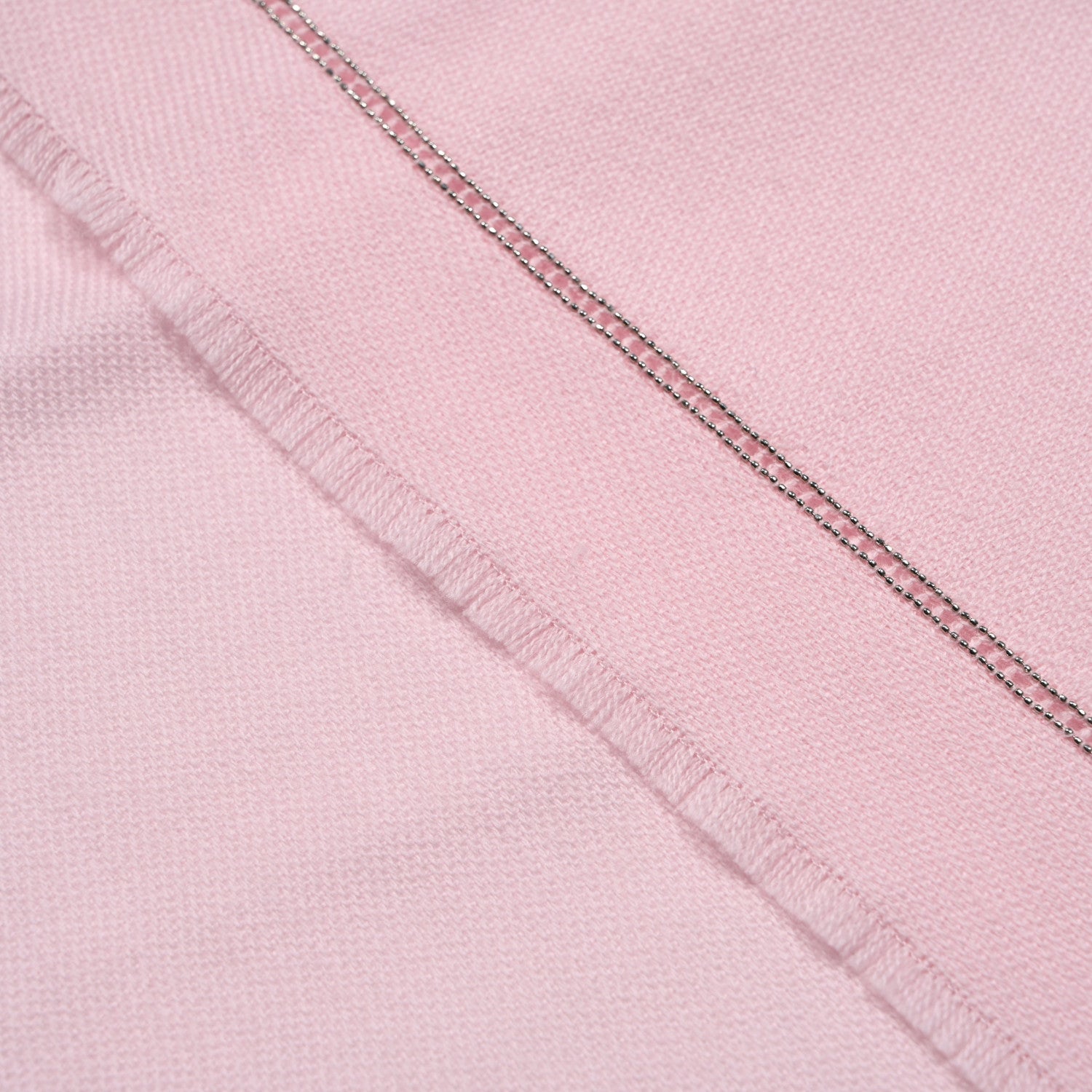 Chanel Wool Metal Chain Stole Light Pink 4 of 4