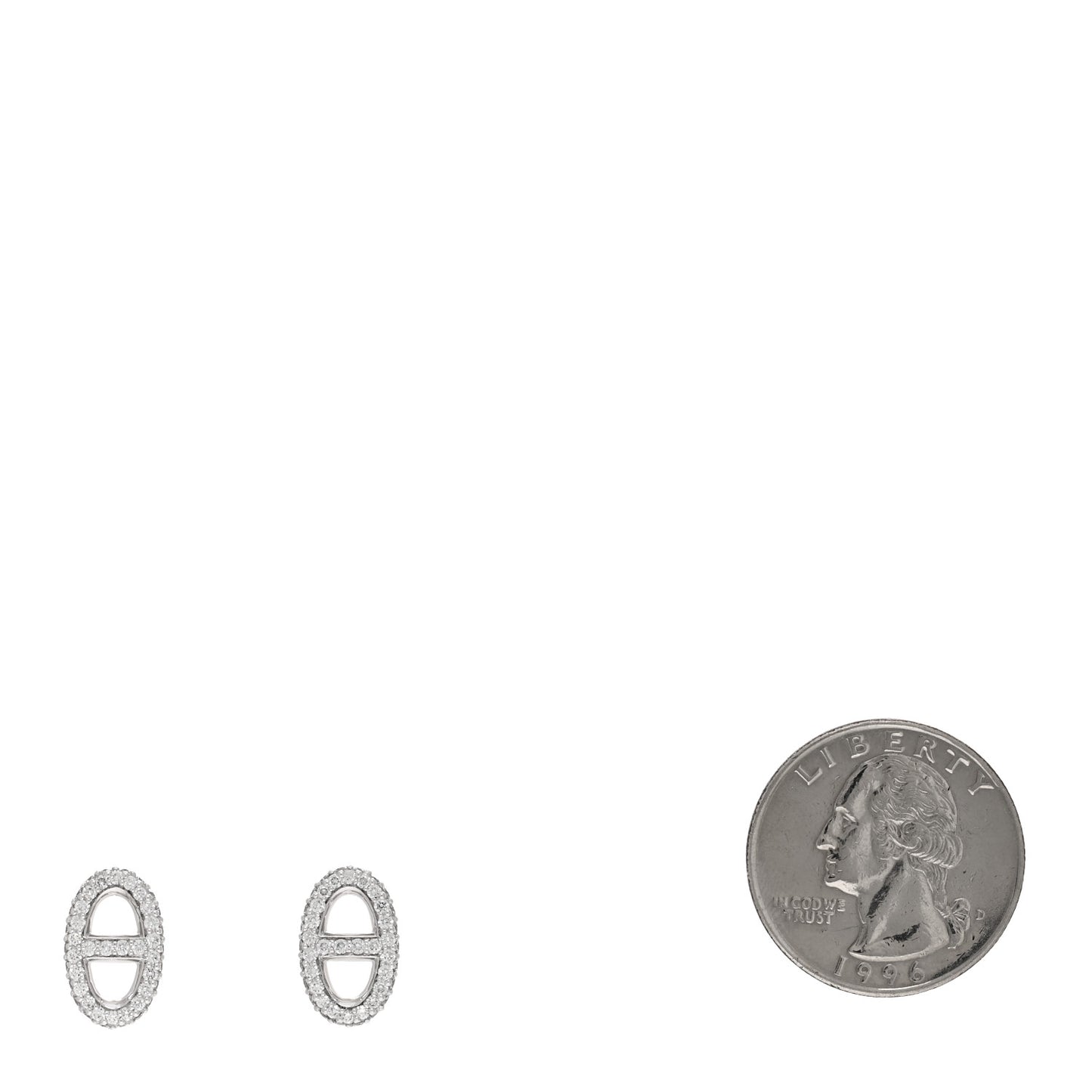 18K White Gold Diamond New Farandole Earrings