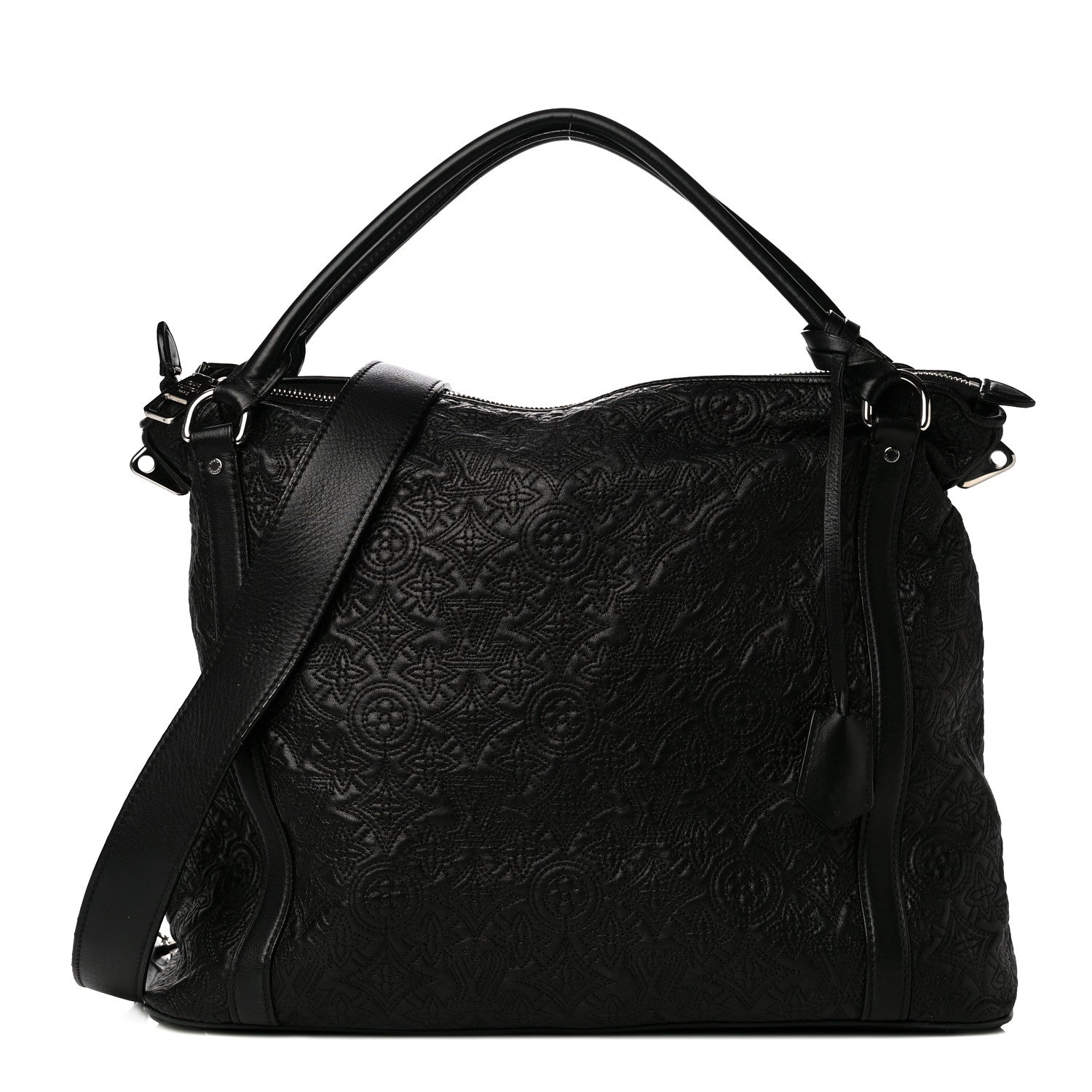 Louis Vuitton Monogram Lambskin Antheia Ixia MM Black 1 of 14