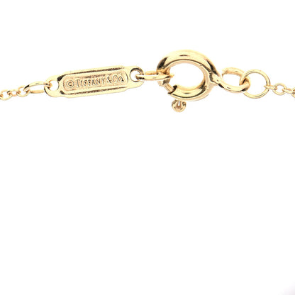 Tiffany 18K Yellow Gold Twist Knot Pendant Necklace 6 of 6