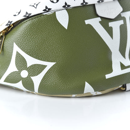 Louis Vuitton Monogram Giant Bumbag Kaki Beige 6 of 9