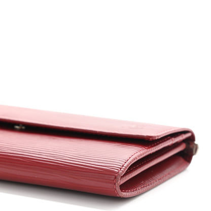 Louis Vuitton Epi Sarah Wallet Rubis 9 of 9