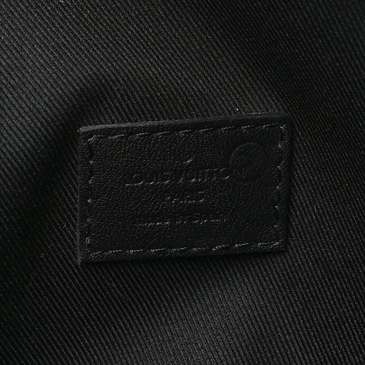 Calfskin Monogram Shadow Discovery Bumbag PM Black