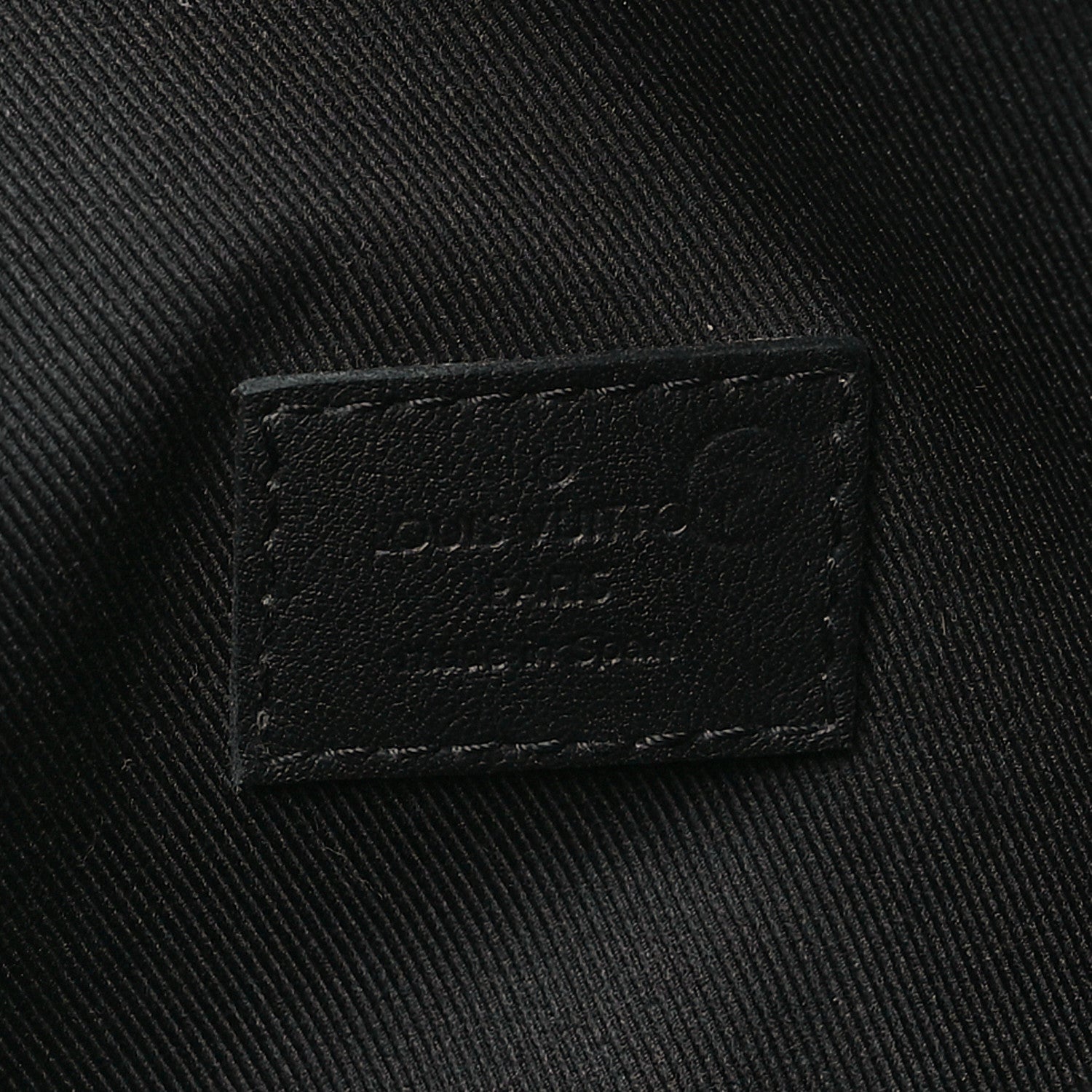 Louis Vuitton Calfskin Monogram Shadow Discovery Bumbag PM Black 6 of 9