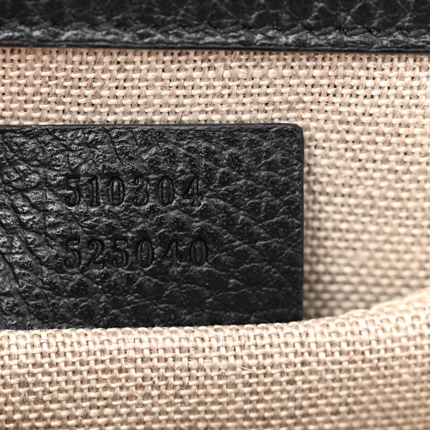 Gucci Dollar Calfskin Small Interlocking G Shoulder Bag Black 7 of 14