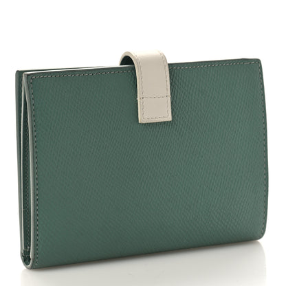 Celine Grained Calfskin Medium Multifunction Strap Wallet Green 4 of 7