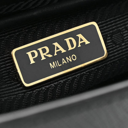 Prada Saffiano Chain Shoulder Bag Black 5 of 9