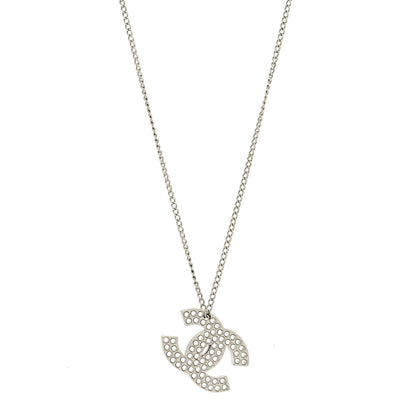 Chanel Metal CC Necklace Silver 1 of 5