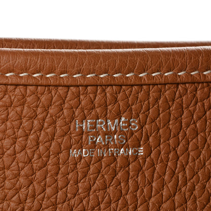 Hermes Taurillon Clemence Evelyne III GM Gold 6 of 8