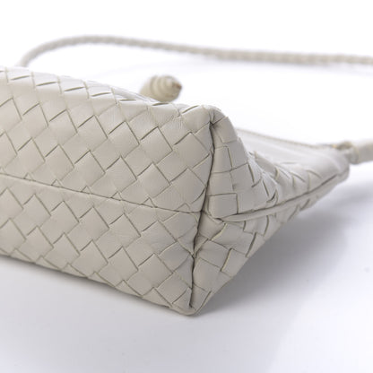 Bottega Veneta Nappa Intrecciato Mini Shoulder Bag Cream 7 of 9