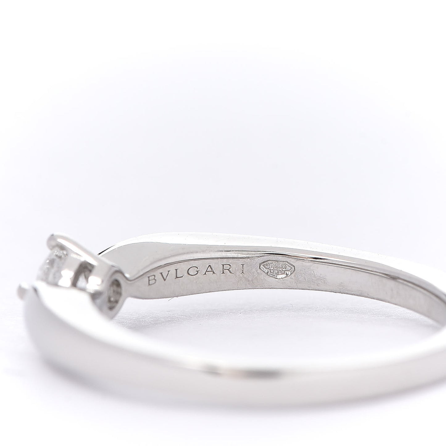 Platinum Diamond .19ct Dedicata a Venezia Solitaire Engagement Ring 51 5.75