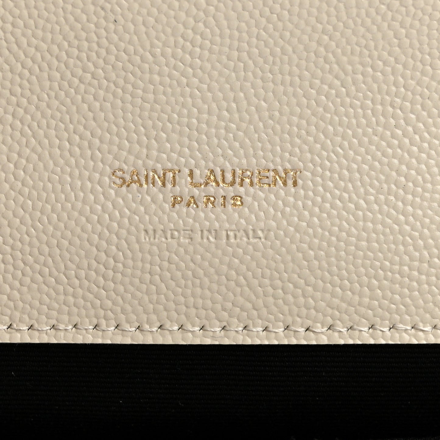Grain De Poudre Textured Mixed Matelasse Triquilt Monogram Clutch Crema Soft