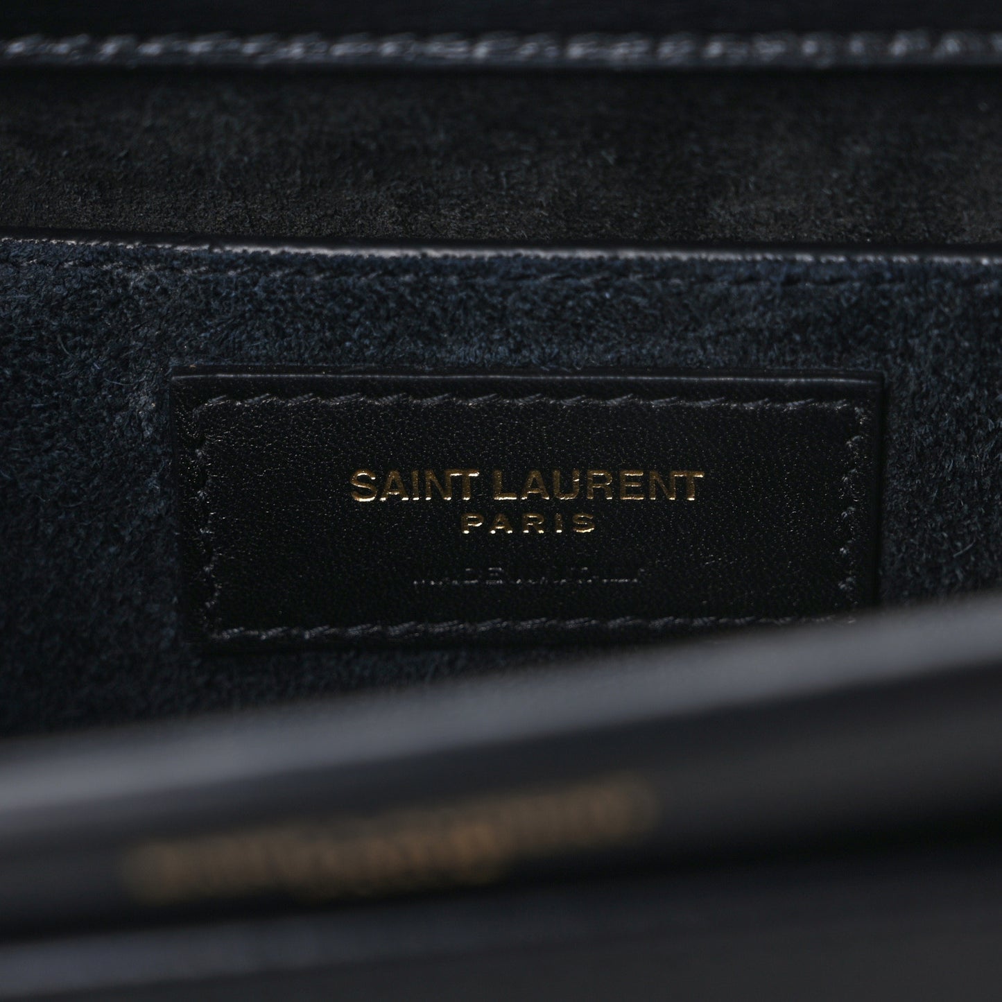 Smooth Calfskin Medium Monogram Sunset Satchel Black