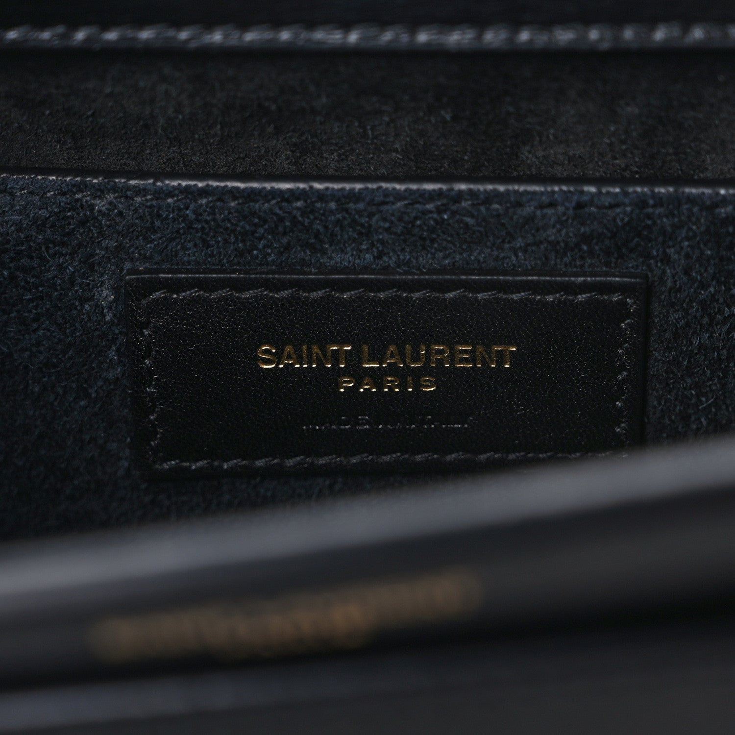 Saint Laurent Smooth Calfskin Medium Monogram Sunset Satchel Black 6 of 12