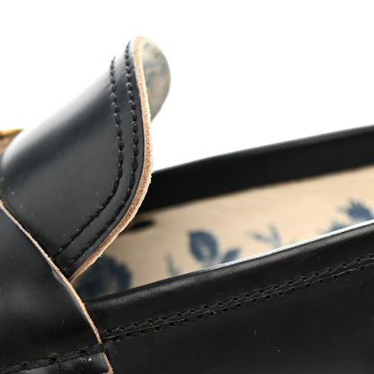 Gucci Cordovan Lux Womens Harald Horsebit 25mm Platform Loafers 39 Black 13 of 13