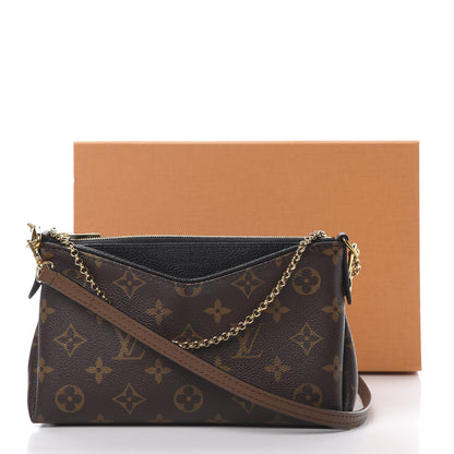 Louis Vuitton Monogram Pallas Clutch Black 12 of 12