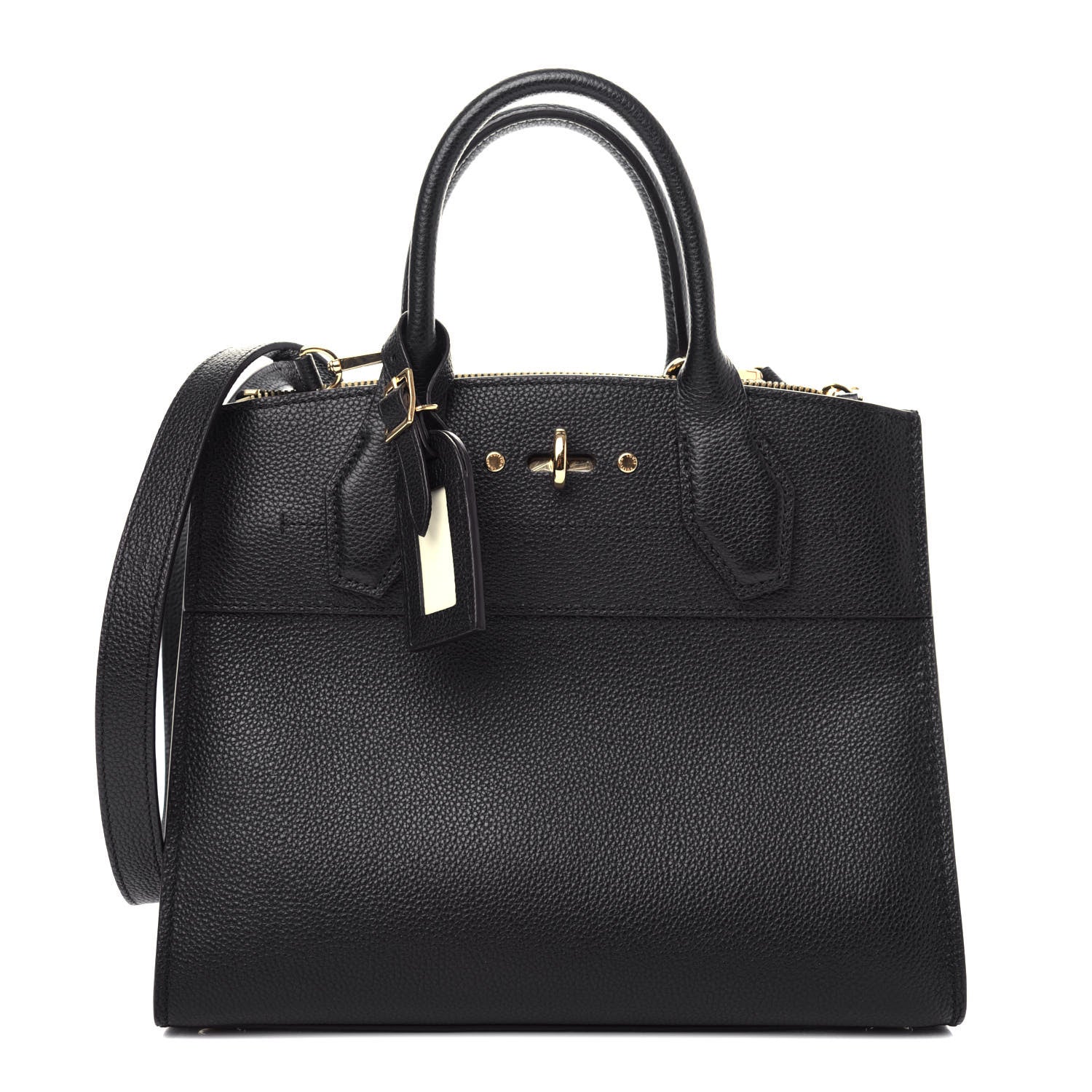 Louis Vuitton Taurillon City Steamer PM Black 1 of 9