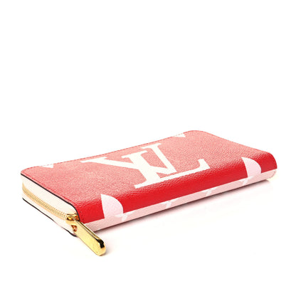 Louis Vuitton Monogram Giant Zippy Wallet Rouge Rose 3 of 5