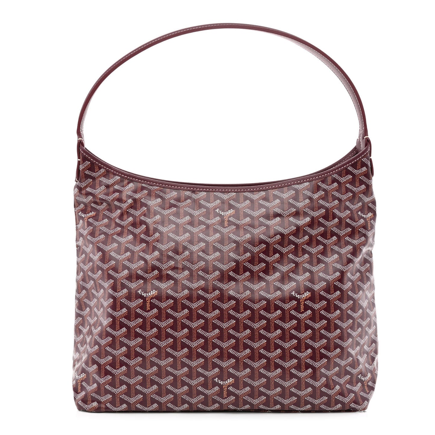 Goyardine Boheme Hobo Burgundy