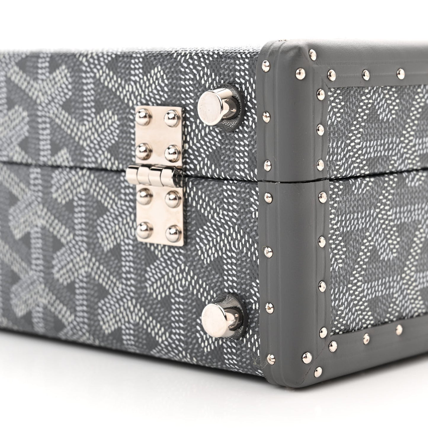 Goyardine Grand Hotel Trunk Bag Grey