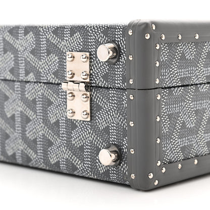 Goyard Goyardine Grand Hotel Trunk Bag Grey 10 of 10