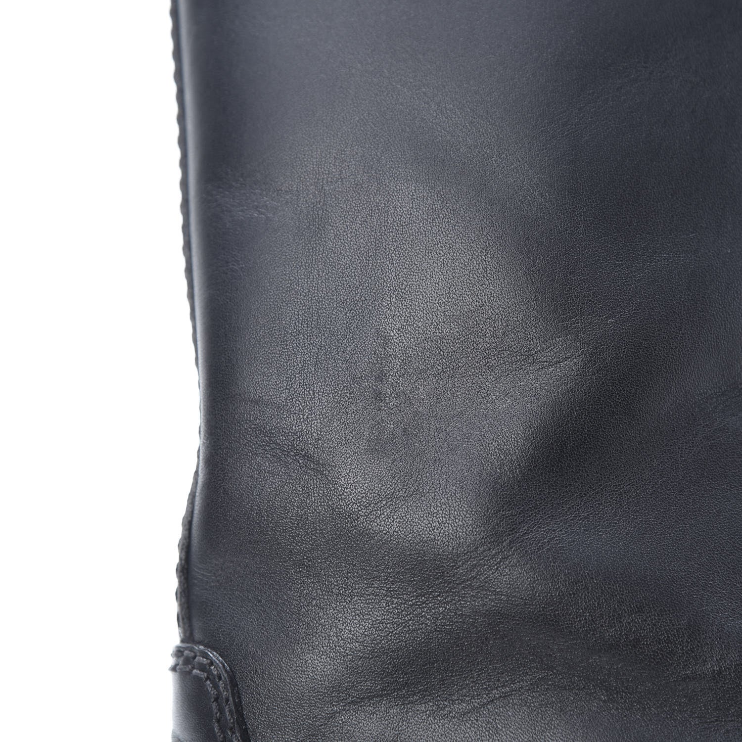 Chanel Calfskin Knee High Boots 39 Black 15 of 16