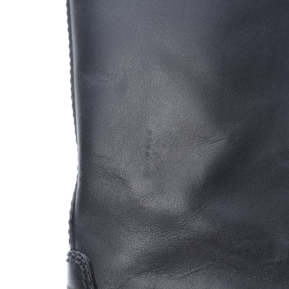 Chanel Calfskin Knee High Boots 39 Black 15 of 16
