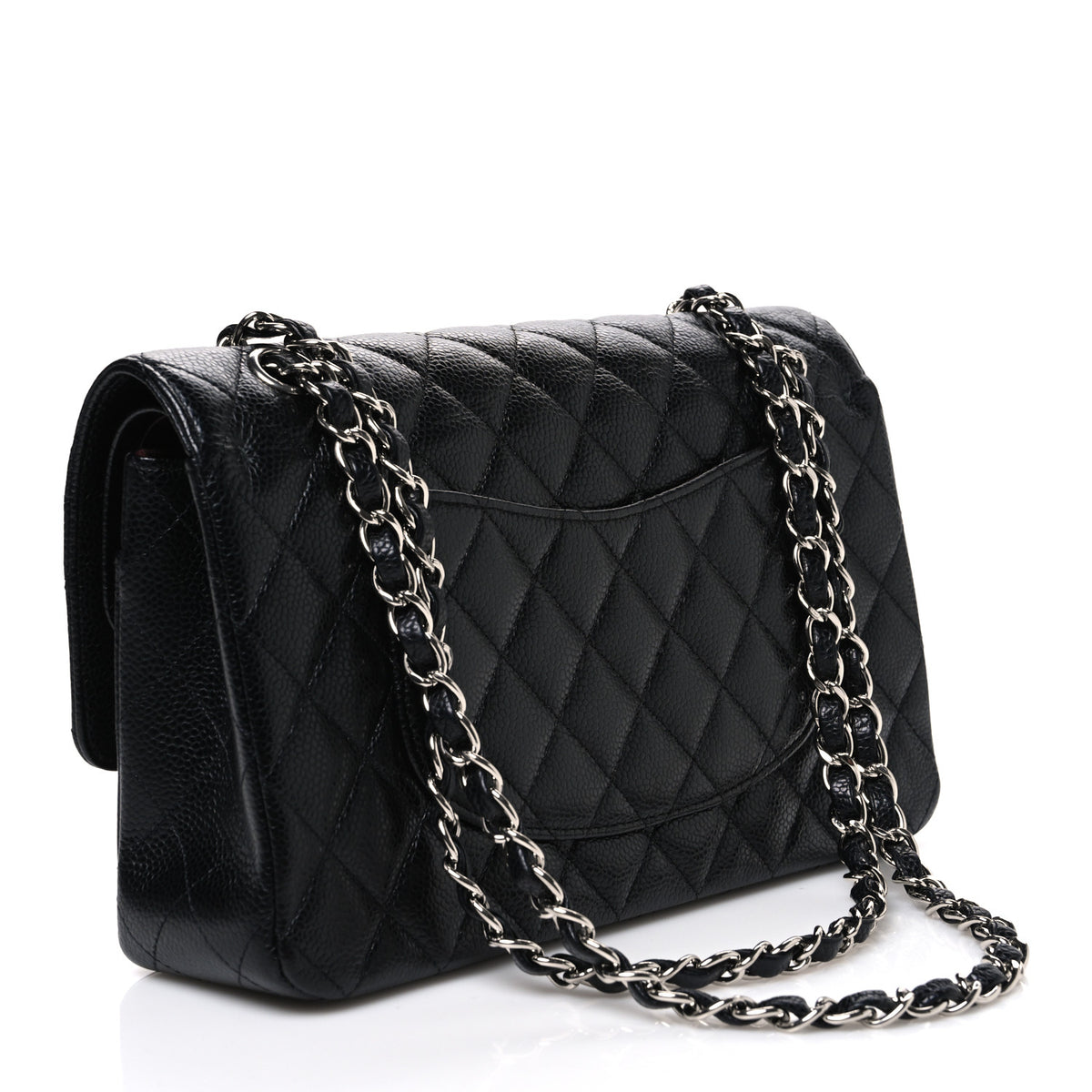 Chanel Caviar Quilted Medium Double Flap Black 3 of 11