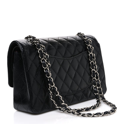 Chanel Caviar Quilted Medium Double Flap Black 3 of 11