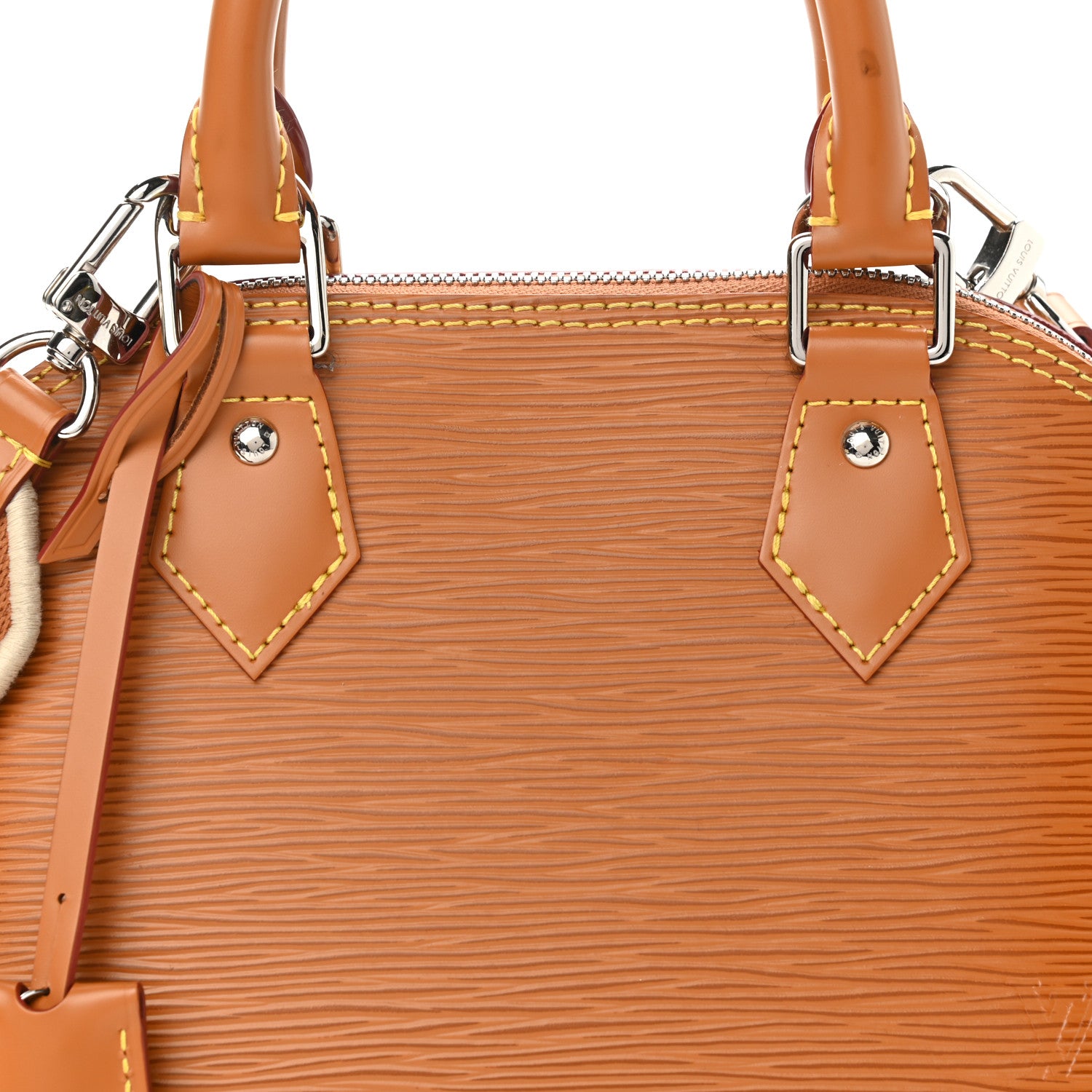 Louis Vuitton Epi Jacquard Alma BB Honey Gold 7 of 11