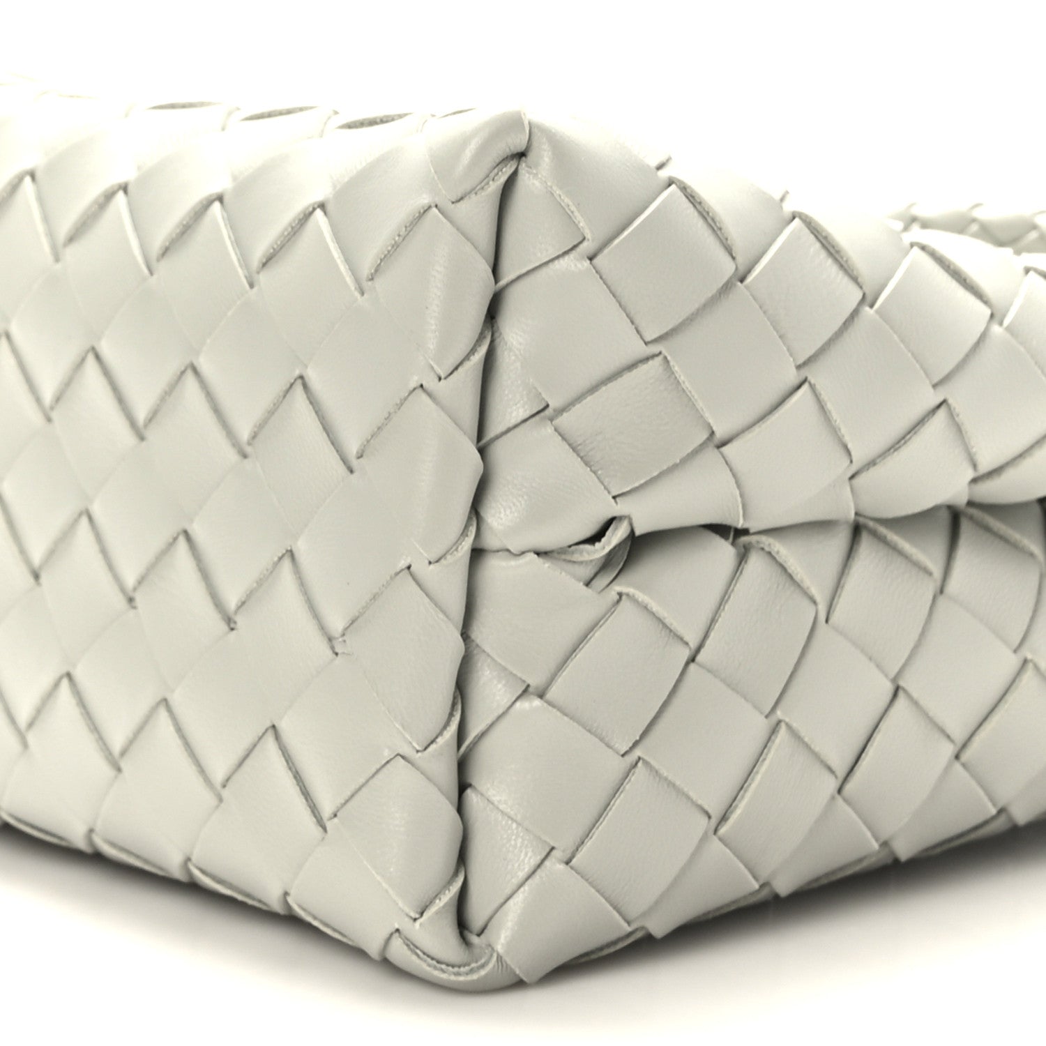 Bottega Veneta Nappa Intrecciato Small Andiamo Shoulder Bag Agate Grey 8 of 8
