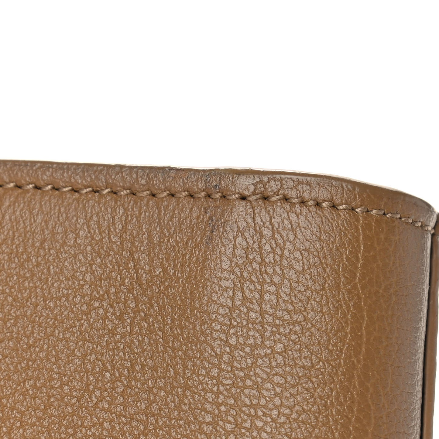 Goatskin Large Belle De Jour Clutch Beige