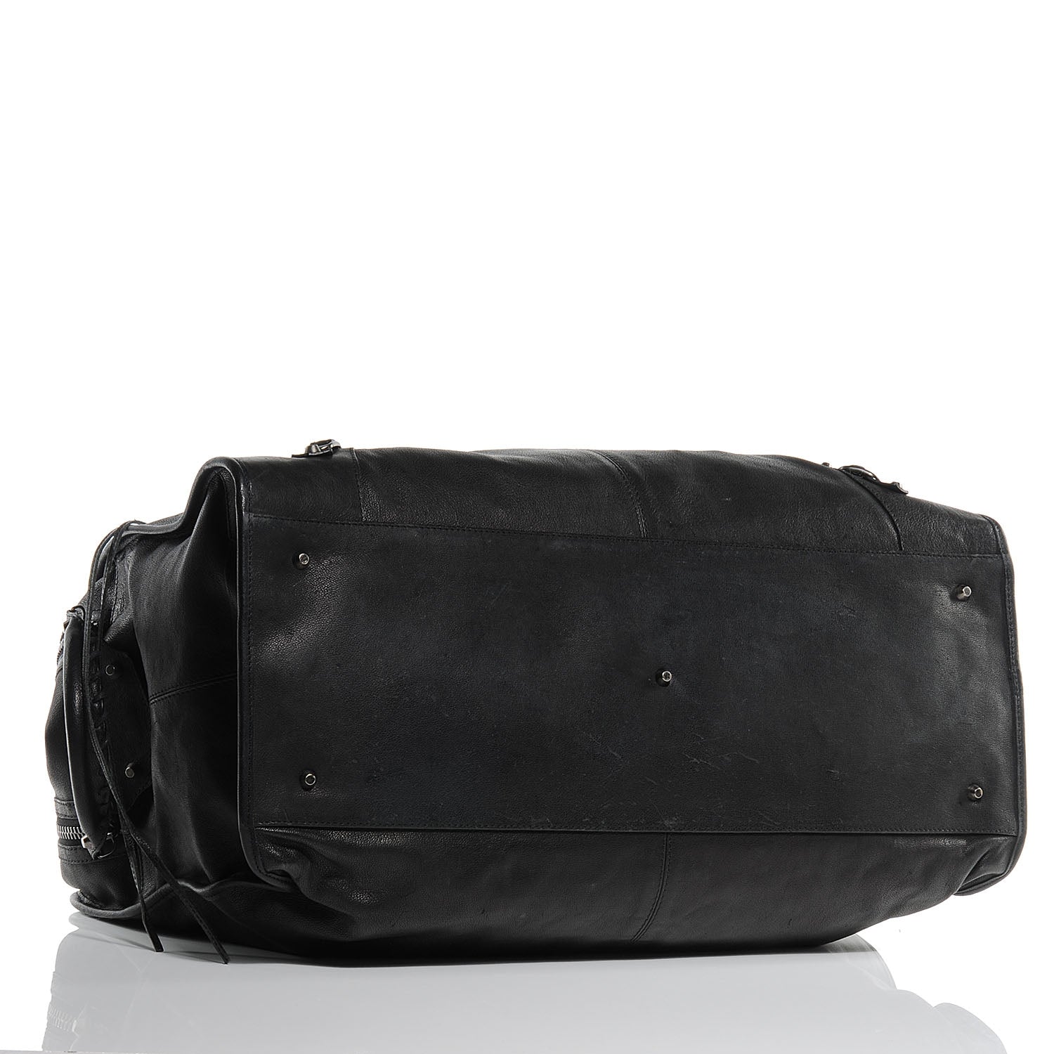 Balenciaga Wrinkled Lambskin Mens Arena Voyage Case Black 4 of 7