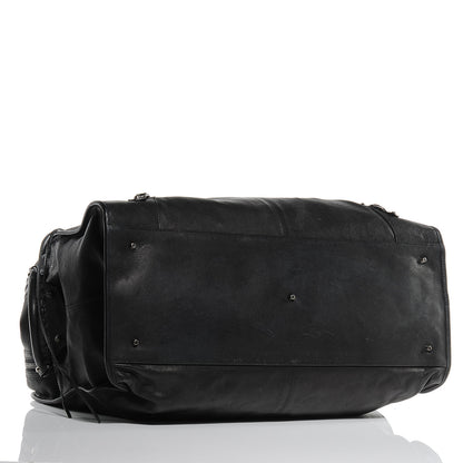 Balenciaga Wrinkled Lambskin Mens Arena Voyage Case Black 4 of 7