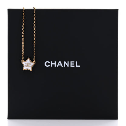 Chanel Pearl CC Star Necklace Gold 6 of 6